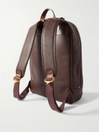 Bennett Winch - Logo-Debossed Full-Grain Leather Backpack
