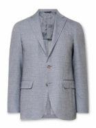 Canali - Kei Slim-Fit Linen and Wool-Blend Suit Jacket - Blue