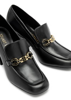 Stuart Weitzman Signature 85 Leather Loafers Black