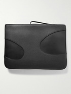 FERRAGAMO - Cut-Out Full-Grain Leather Pouch