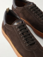 Officine Creative - Halo 003 Suede Sneakers - Brown