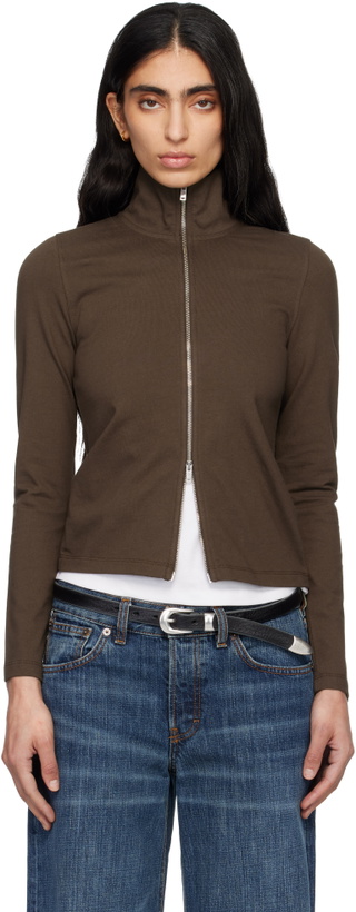Photo: JEANERICA Brown Olive Track Jacket