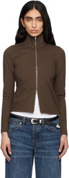 JEANERICA Brown Olive Track Jacket