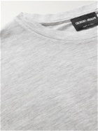 GIORGIO ARMANI - Mélange Jersey T-Shirt - Gray - IT 46