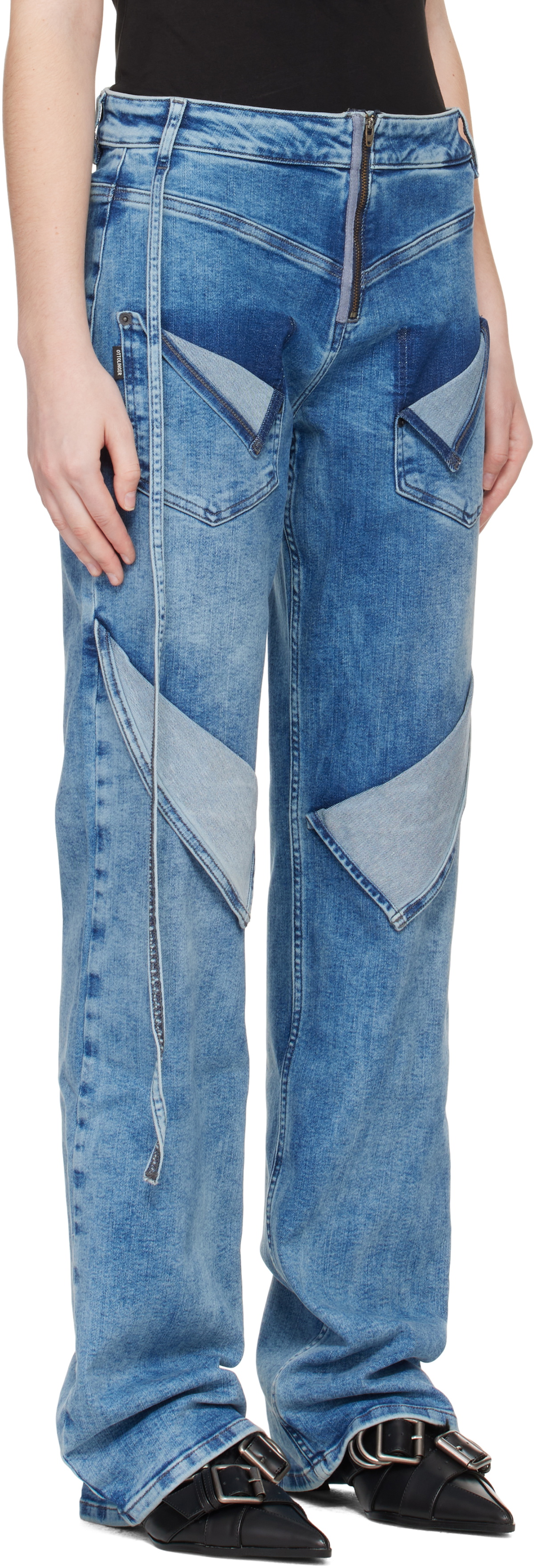 Ottolinger Blue Loose Fit Jeans
