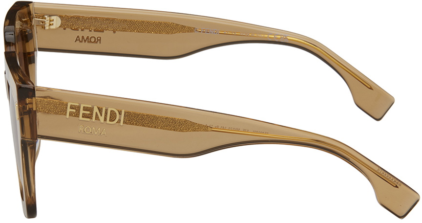 Fendi Beige Roma Sunglasses Fendi display picture 2