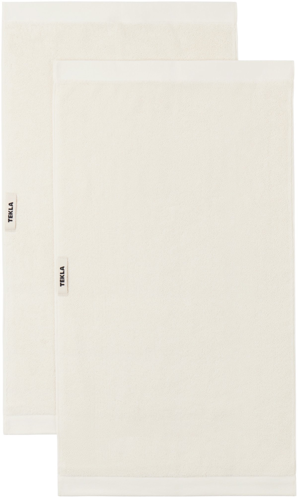 Tekla SSENSE Exclusive Off-White Terry Heavyweight Hand Towel Set