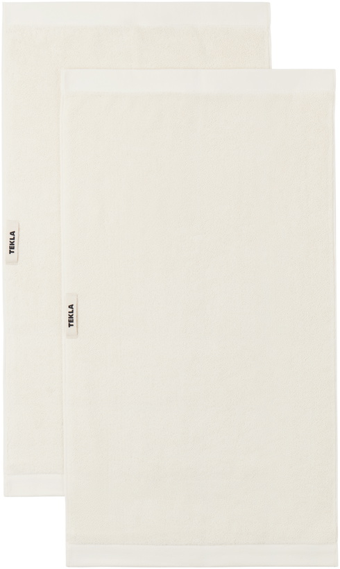 Photo: Tekla SSENSE Exclusive Off-White Terry Heavyweight Hand Towel Set
