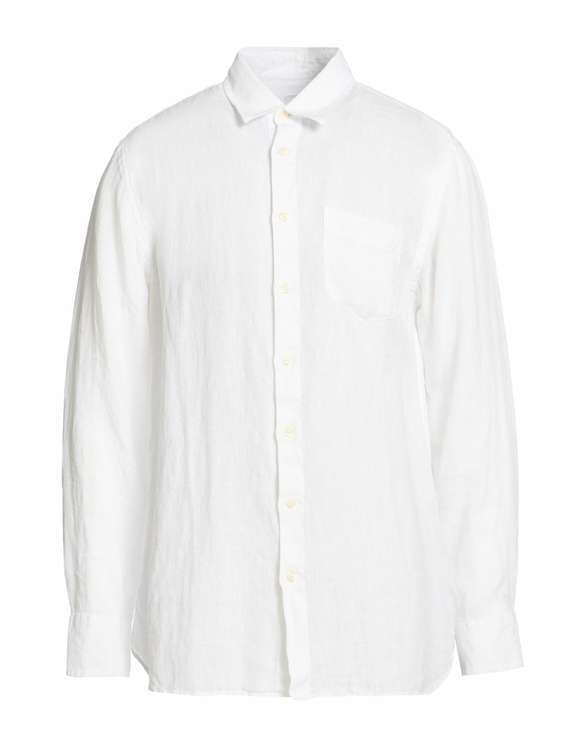120% Lino Mens Shirt in White