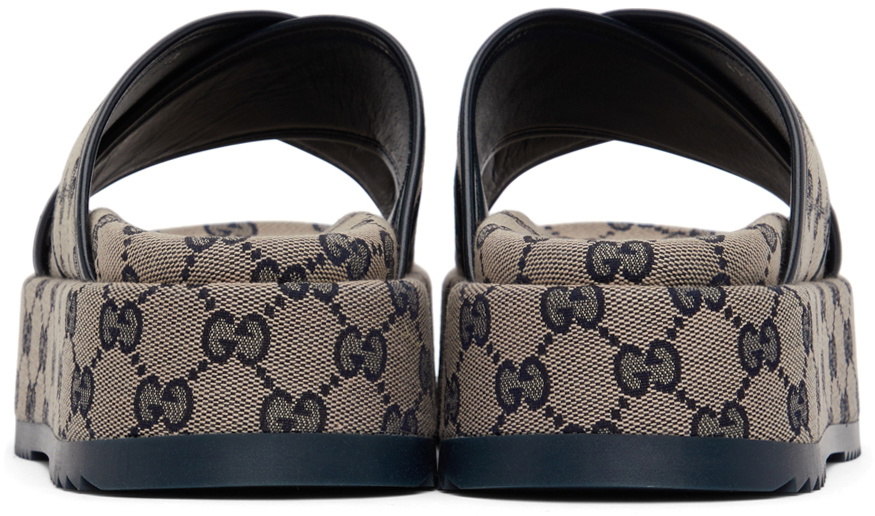 Navy gucci clearance slides