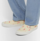 Vans - OG Classic LX Logo-Print Canvas Slip-On Sneakers - Cream
