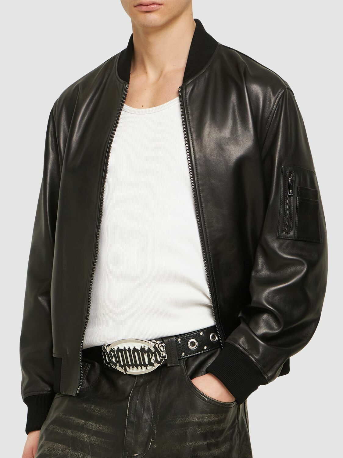 DSQUARED2 - Gothic Leather Belt Dsquared2