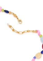 Anni LU Happy Beaded 18kt Gold-plated Necklace - Multicoloured - One Size