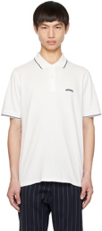 AMI Paris White 'Ami Paris France' Polo