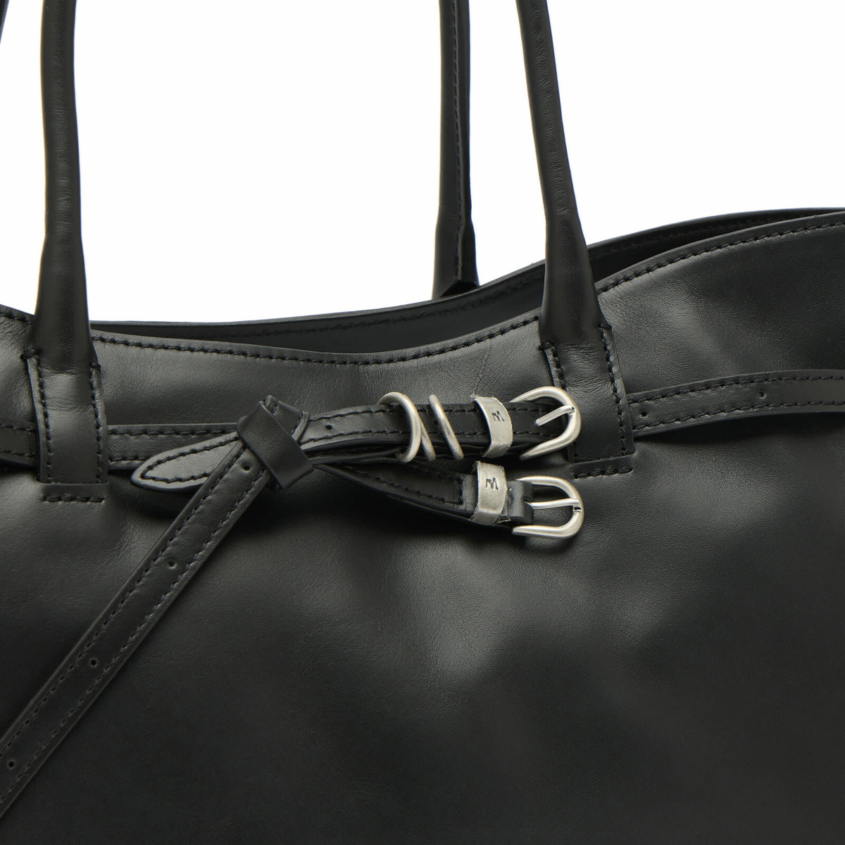 MARGESHERWOOD Women's Grandma  Bag - Large in Black Plain 