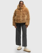 Ugg  Ronney Puffer Jacket High Pile Brown Down & Puffer Jackets