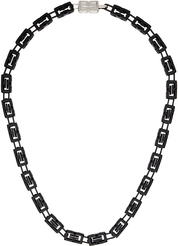Photo: Givenchy Black G Cube Necklace