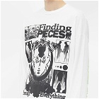 Homework Men's Long Sleeve Finding Pieces T-Shirt in White