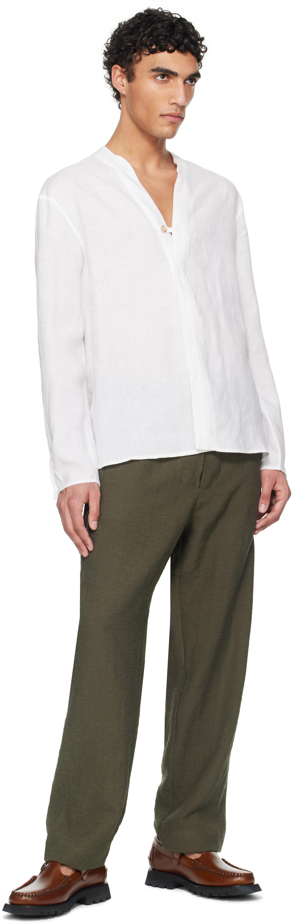 COMMAS Khaki Resort Trousers