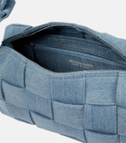 Bottega Veneta - Brick Cassette Small denim shoulder bag