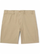 Polo Ralph Lauren - Straight-Leg Linen and Cotton-Blend Shorts - Neutrals