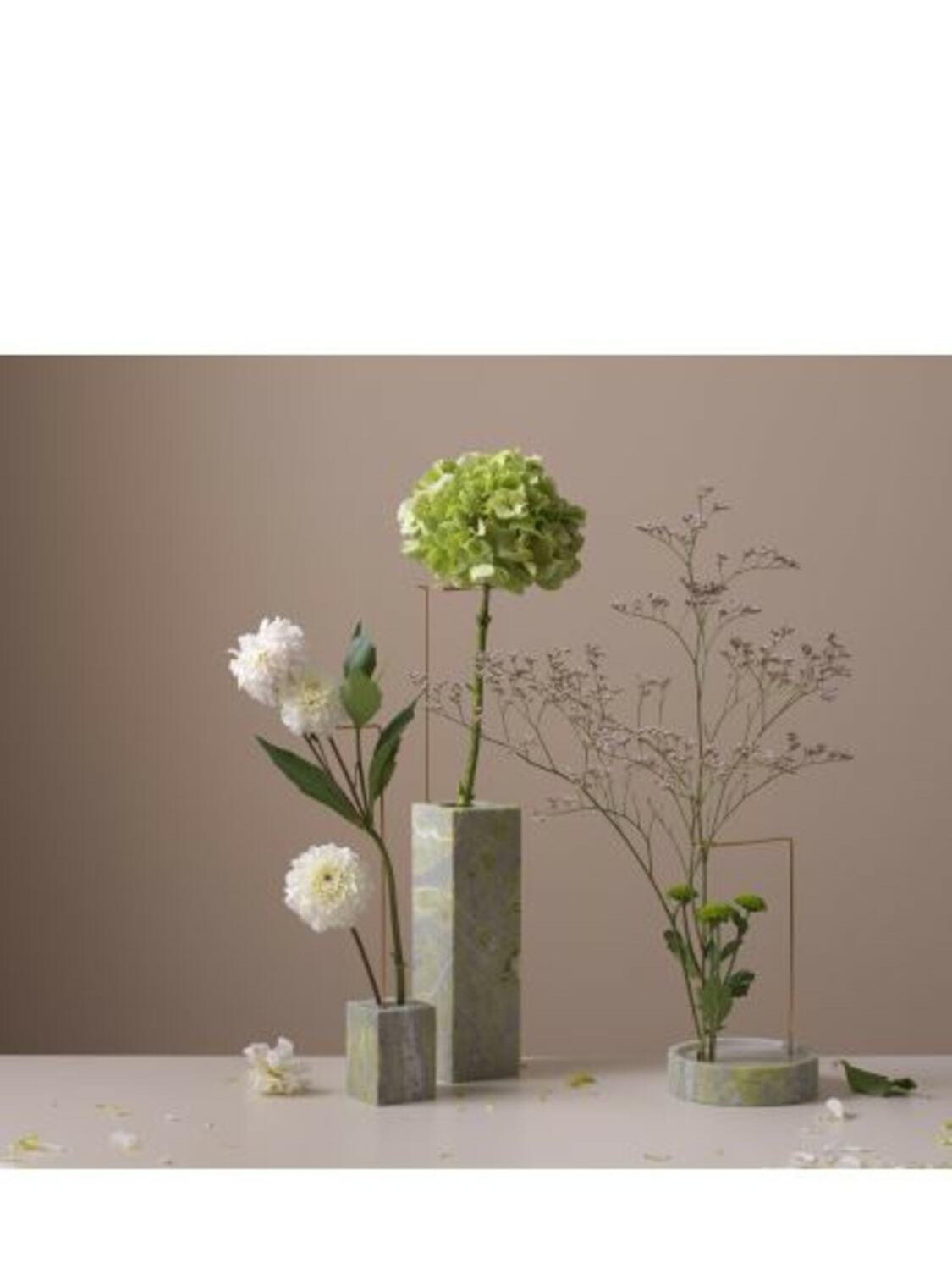 BLOC STUDIOS N.2 Jade Marble Posture Vase