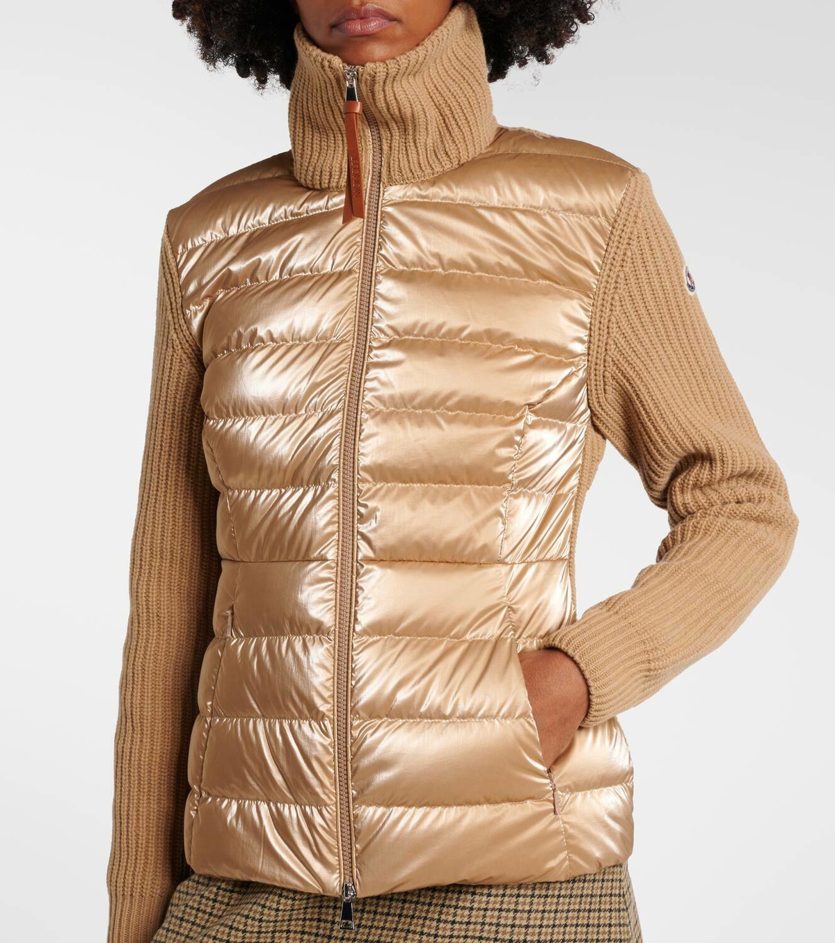 Moncler Down-paneled wool jacket Moncler