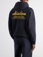 Aimé Leon Dore - Unisphere Logo-Print Cotton-Jersey Hoodie - Black