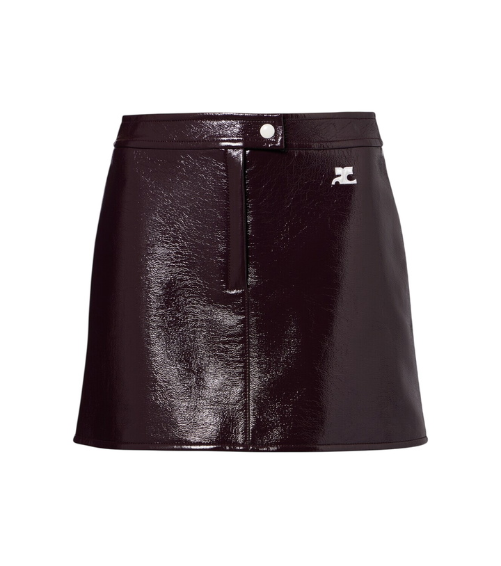 Photo: Courrèges Cotton-blend miniskirt