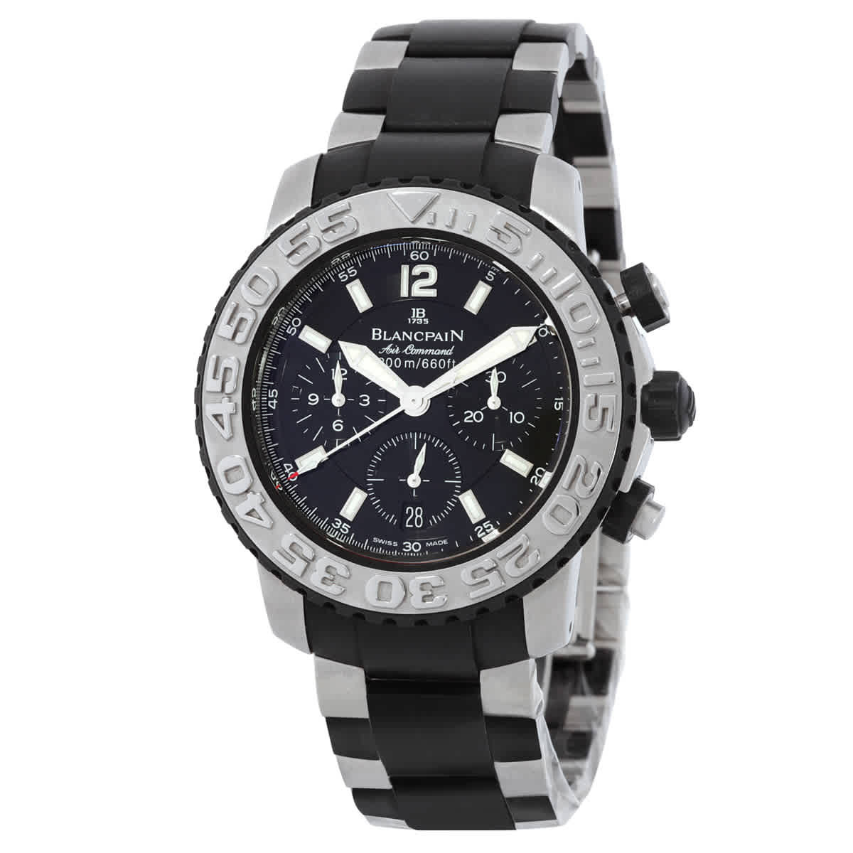 Blancpain Specialties Air Command Chronograph Automatic Black Dial Mens Watch 2285F-6530-66