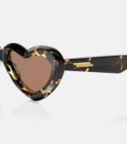 Bottega Veneta New Entry heart-shaped sunglasses