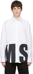 MSGM White Cotton Shirt