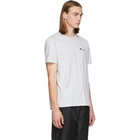 Champion Reverse Weave Grey Small Script Logo T-Shirt