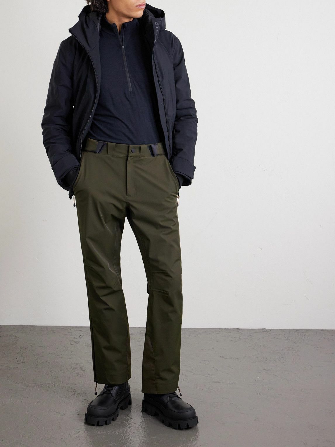 SEASE - Straight-Leg Padded Ski Pants - Green
