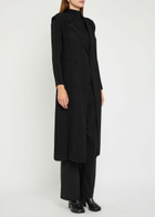 Issey Miyake Pleated Crepe Vest Black