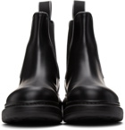 Alexander McQueen Black Leather Chelsea Boots