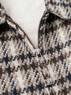 Universal Works - Windcheater II Checked Wool-Blend Tweed Harrington Jacket - Multi