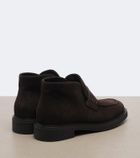 Gianvito Rossi Brogue suede ankle boots