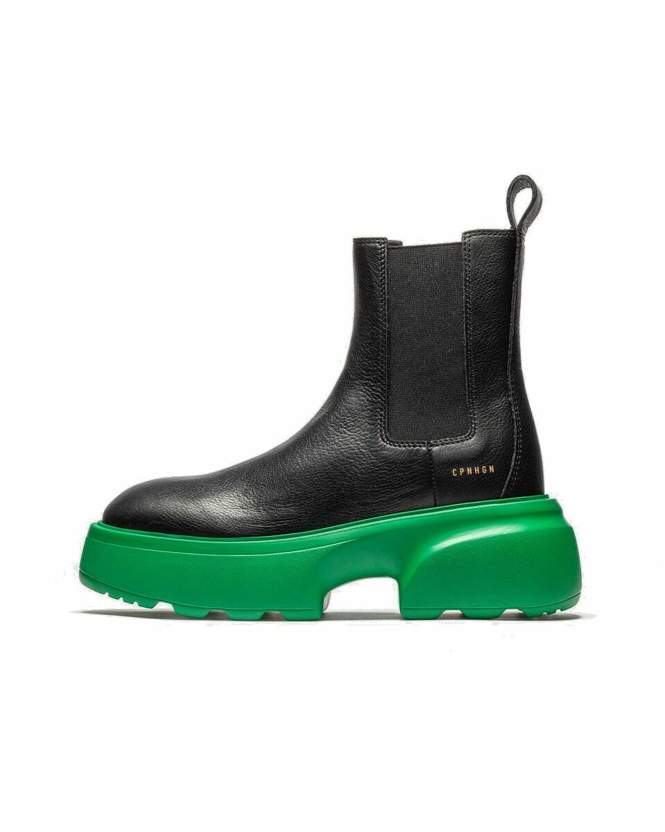 Photo: Copenhagen Studios Wmns Vitello Black/Green - Womens - Boots