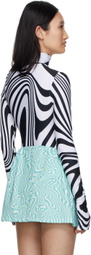 FENSI SSENSE Exclusive White & Black Oraculo Bodysuit