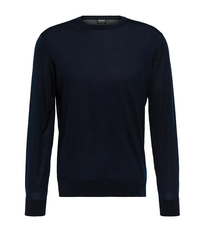 Photo: Zegna Ribbed-knit wool sweater
