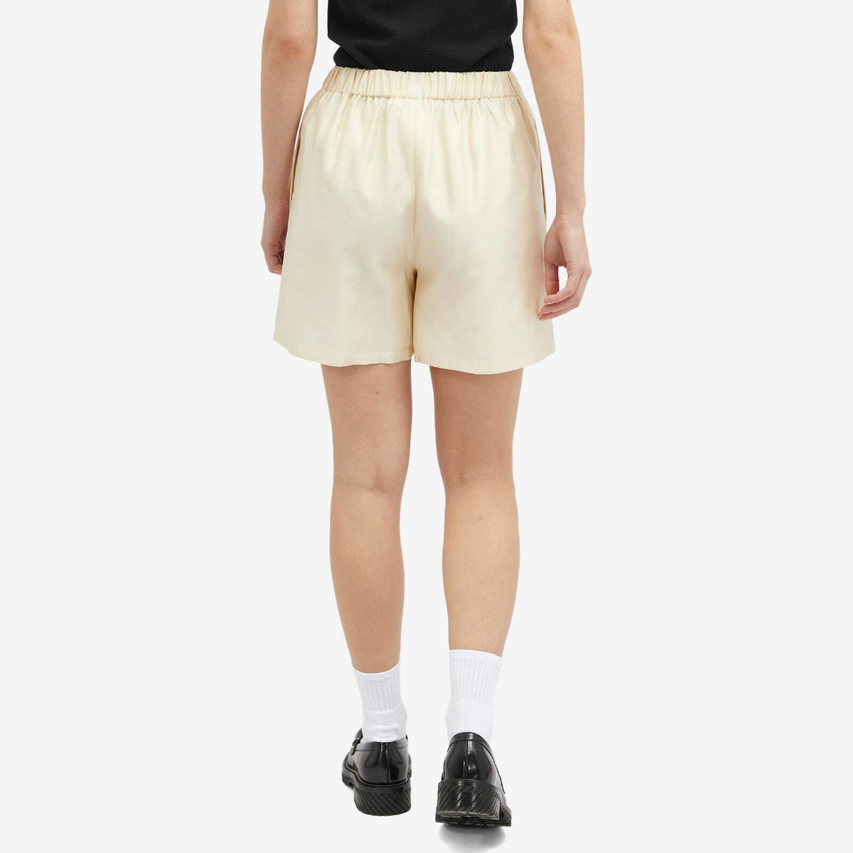 Max Mara Women's Piadena Longline Shorts in Ivory Max Mara