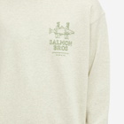 Manastash Men's Salmon Brothers Crew Sweat in Oatmeal