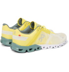 On - Cloudflow Rubber-Trimmed Mesh and Shell Running Sneakers - Yellow