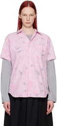 Comme des Garçons Shirt Pink Gingham Shirt
