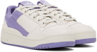 adidas Originals White & Purple Forum Bold Sneakers