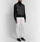 TOM FORD - Slim-Fit Merino Wool and Padded Nylon Jacket - Black