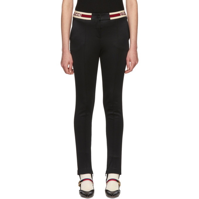 Photo: Gucci Black Web Band Leggings