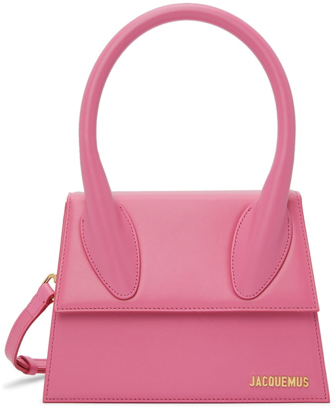Photo: JACQUEMUS Pink 'Le Grand Chiquito' Top Handle Bag