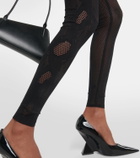 Dion Lee Cobra fishnet leggings